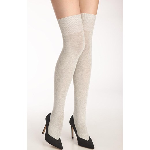 Marilyn klasyczne jasnoszare zakolanówki Zazu Cotton 899 New, Kolor jasnoszary, Rozmiar uniwersalny, Marilyn ze sklepu Intymna w kategorii Zakolanówki - zdjęcie 185413572