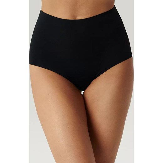 Bezszwowe figi damskie maxi czarne LS-003, Kolor czarny, Rozmiar S, ATLANTIC ze sklepu Intymna w kategorii Majtki damskie - zdjęcie 185413764