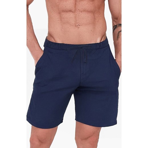 Spodenki piżamowe męskie 883/01, Kolor granatowy, Rozmiar S, Cornette ze sklepu Intymna w kategorii Piżamy męskie - zdjęcie 185413850