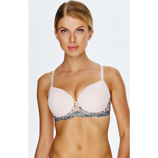 Biustonosz push-up z formowaną miską 2550, Kolor beżowo-zielony, Rozmiar 70E, Lupoline ze sklepu Intymna w kategorii Biustonosze - zdjęcie 185413950