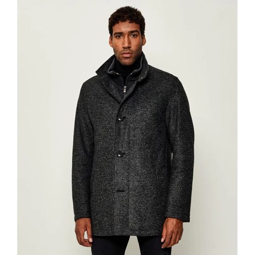 BOSS BLACK Płaszcz H-Coxtan-J-254 | z dodatkiem wełny ze sklepu Gomez Fashion Store w kategorii Płaszcze męskie - zdjęcie 185415070