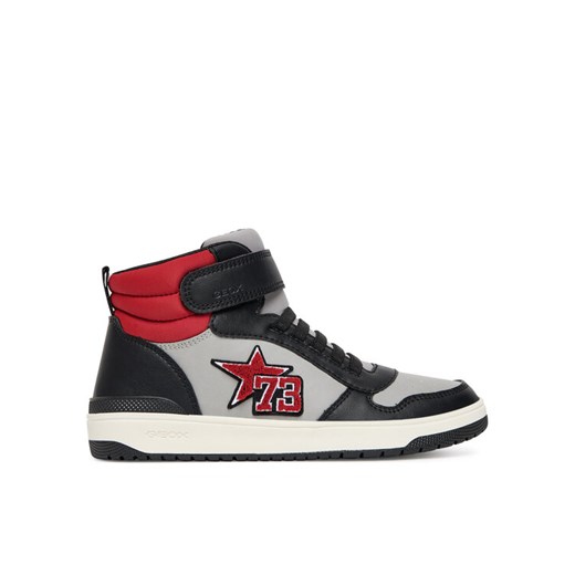 Sneakersy Geox J Washiba J56LQC 054FU C0043 D Szary ze sklepu eobuwie.pl w kategorii Buty sportowe dziecięce - zdjęcie 185415381