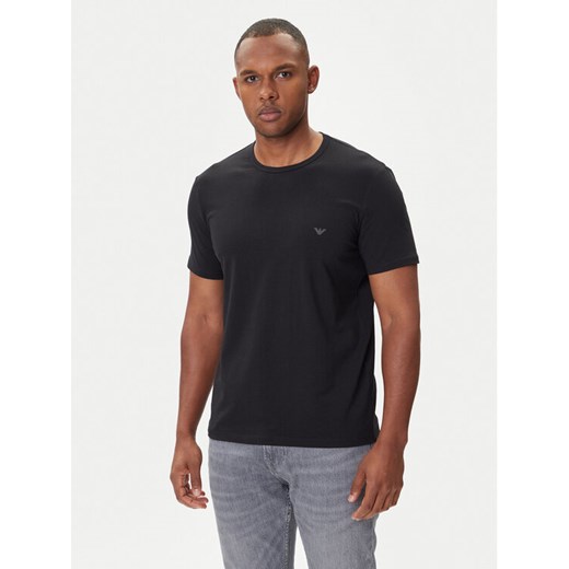 Emporio Armani Underwear Komplet 2 t-shirtów EM000391 AF14132 MC005 Czarny Regular Fit ze sklepu MODIVO w kategorii T-shirty męskie - zdjęcie 185415924