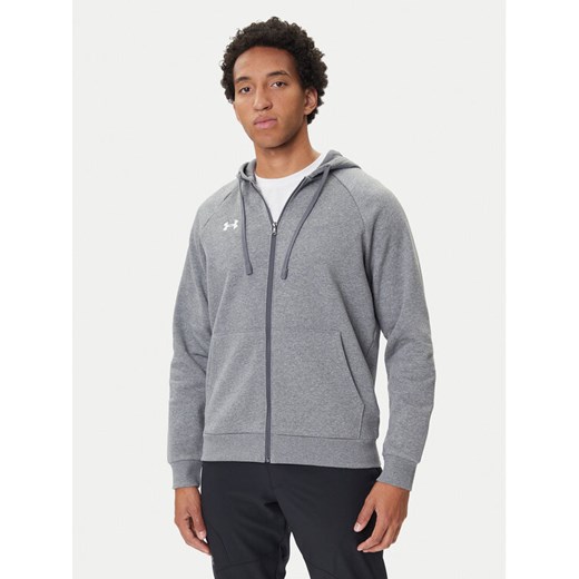 Under Armour Bluza Ua Rival 1379767 Szary Loose Fit ze sklepu MODIVO w kategorii Bluzy męskie - zdjęcie 185415941