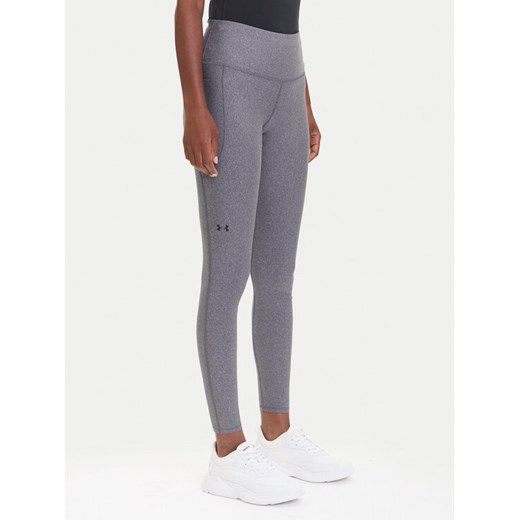 Under Armour Legginsy HeatGear® Armour 1365336 Szary Slim Fit ze sklepu MODIVO w kategorii Spodnie damskie - zdjęcie 185416014