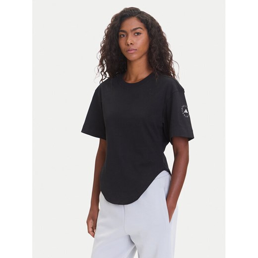 adidas by Stella McCartney T-Shirt IN3656 Czarny Regular Fit ze sklepu MODIVO w kategorii Bluzki damskie - zdjęcie 185416070