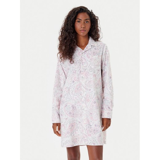 LAUREN RALPH LAUREN Koszula nocna ILN32448 Różowy Relaxed Fit ze sklepu MODIVO w kategorii Koszule nocne - zdjęcie 185416102