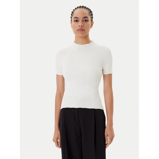 HUGO Sweter Sarphapilk 50542598 Beżowy Slim Fit ze sklepu MODIVO w kategorii Swetry damskie - zdjęcie 185416114