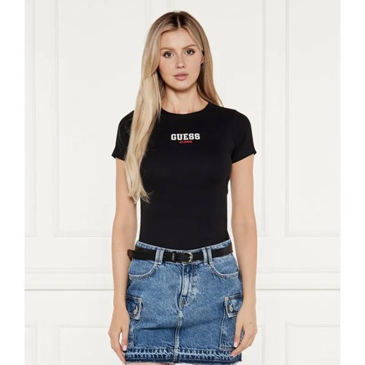 Guess Jeans T-shirt | Slim Fit ze sklepu Gomez Fashion Store w kategorii Bluzki damskie - zdjęcie 185417811