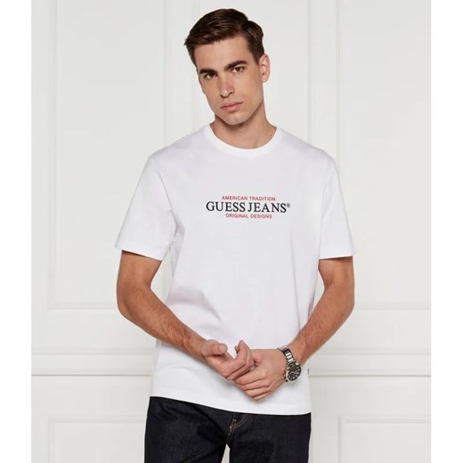 Guess Jeans T-shirt | Regular Fit ze sklepu Gomez Fashion Store w kategorii T-shirty męskie - zdjęcie 185417843
