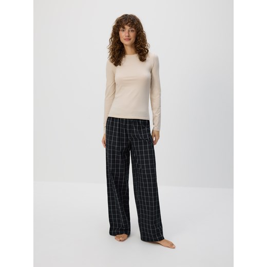 Reserved - Bawełniany longsleeve 2 pack - beżowy Reserved XXL Reserved