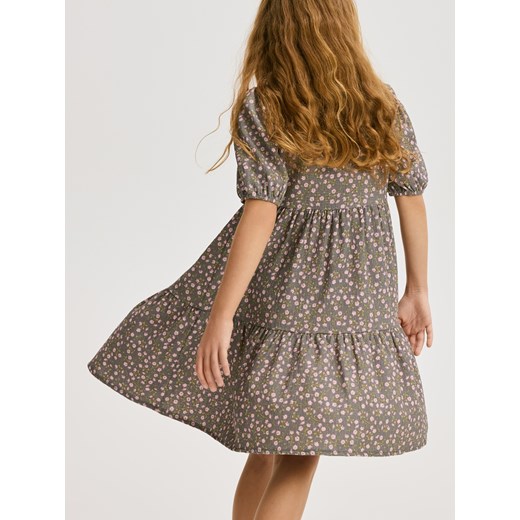 Reserved - Wzorzysta sukienka - wielobarwny Reserved 122/128 (6-8 lat) Reserved