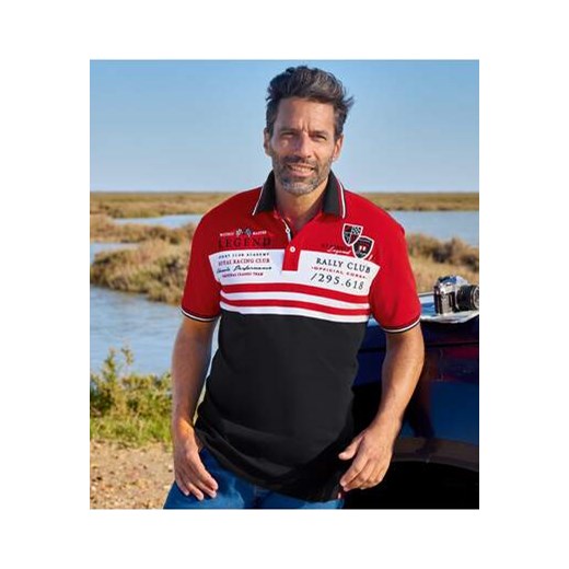 Koszulka polo ze stretchem ze sklepu Atlas For Men w kategorii T-shirty męskie - zdjęcie 185419183