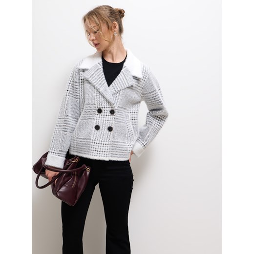 Mohito - Szary kardigan - beżowy Mohito XS Mohito