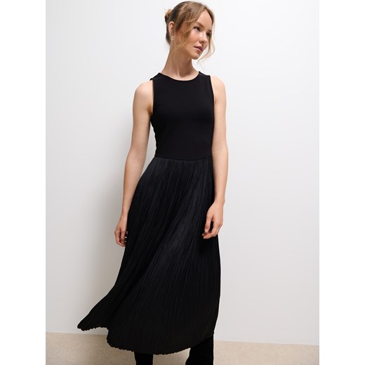 Mohito - Czarna sukienka maxi - czarny Mohito 38 Mohito