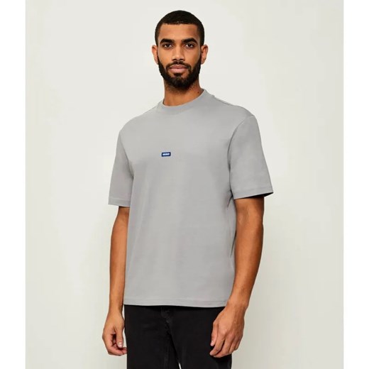 Hugo Blue T-shirt Nieros | Regular Fit ze sklepu Gomez Fashion Store w kategorii T-shirty męskie - zdjęcie 185423950