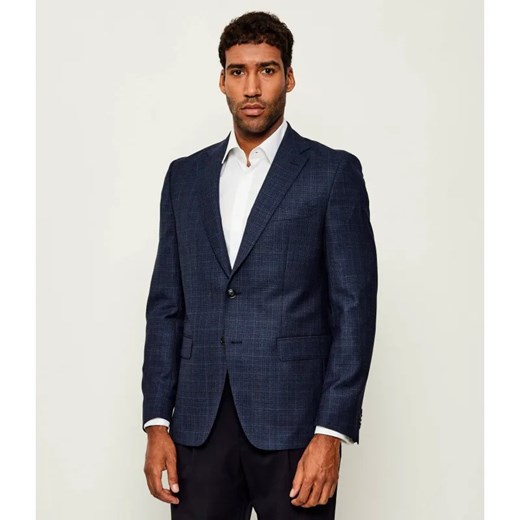 BOSS BLACK Wełniana marynarka H-Hutson-251 | Slim Fit ze sklepu Gomez Fashion Store w kategorii Marynarki męskie - zdjęcie 185423960
