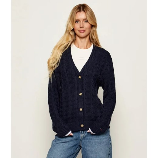 Tommy Jeans Kardigan | Regular Fit ze sklepu Gomez Fashion Store w kategorii Swetry damskie - zdjęcie 185423980