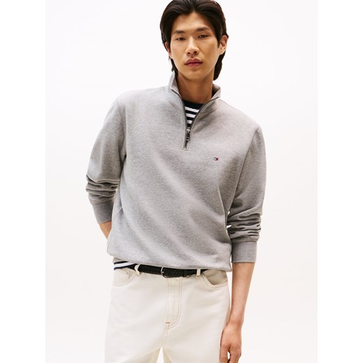 Tommy Hilfiger Bluza męska Mężczyźni szary marmurkowy ze sklepu vangraaf w kategorii Bluzy męskie - zdjęcie 185425600