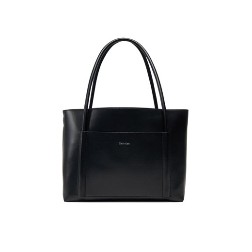 Calvin Klein Torebka Ck Linn Medium Shopper K60K613110 Czarny ze sklepu MODIVO w kategorii Torby Shopper bag - zdjęcie 185426550