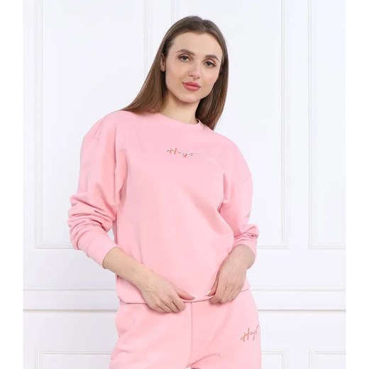 HUGO Bluza Easy Crew_2 | Regular Fit ze sklepu Gomez Fashion Store w kategorii Bluzy damskie - zdjęcie 185427710