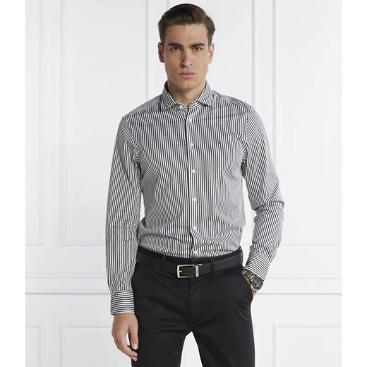 Tommy Hilfiger Koszula CL KNITTED STRIPE SF SHIRT | Slim Fit ze sklepu Gomez Fashion Store w kategorii Koszule męskie - zdjęcie 185427720