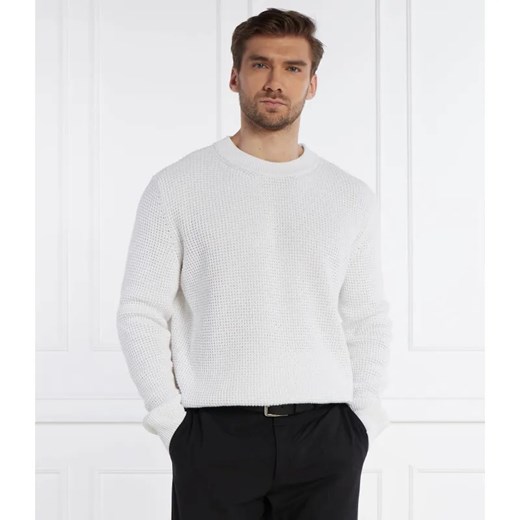 HUGO Sweter Saui | Loose fit ze sklepu Gomez Fashion Store w kategorii Swetry męskie - zdjęcie 185427741