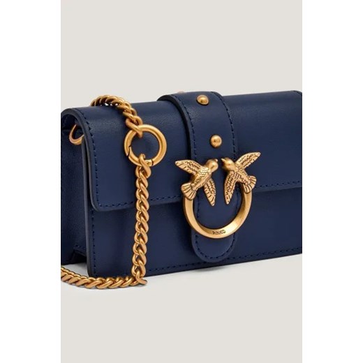 Pinko Skórzana torebka na ramię LOVE ONE MICRO Pinko OS Gomez Fashion Store