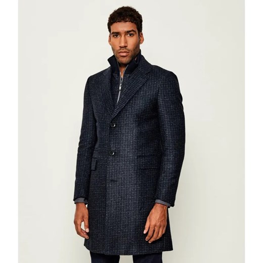 BOSS BLACK Płaszcz 2w1 H-Hyde-J-Bib-Pad-254 | z dodatkiem wełny ze sklepu Gomez Fashion Store w kategorii Płaszcze męskie - zdjęcie 185428921