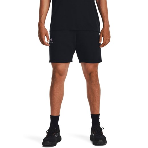 Under Armour Szorty dresowe &quot;Essential&quot; w kolorze czarnym ze sklepu Limango Polska w kategorii Spodenki męskie - zdjęcie 185429560