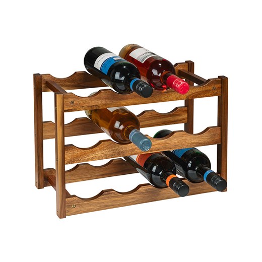 Wenko Regał w kolorze brązowym na wino - 42 x 28 x 21 cm ze sklepu Limango Polska w kategorii Regały i witryny - zdjęcie 185429921