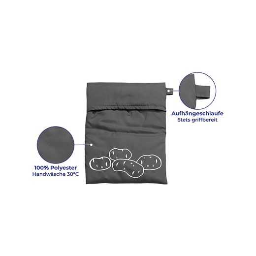 Wenko Woreczek w kolorze szarym do gotowania w kuchence mikrofalowej - 25 x 21 Wenko onesize Limango Polska okazja