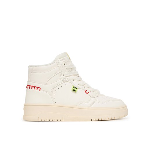 Sneakersy Geox J Lestrella J56NLA 000BC C1000 S Biały ze sklepu eobuwie.pl w kategorii Buty sportowe dziecięce - zdjęcie 185430392