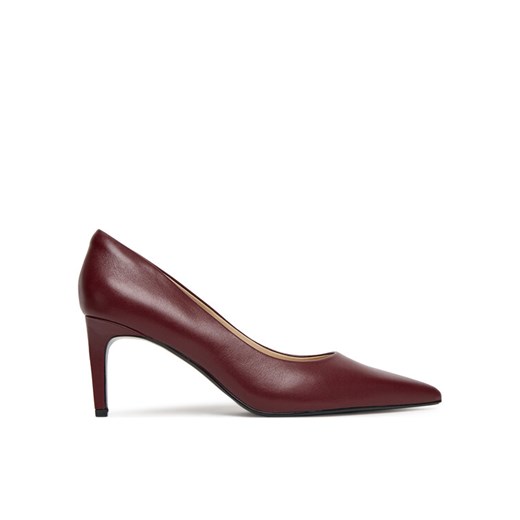 Szpilki Calvin Klein Ess Stiletto 70 HW0HW02607 Brązowy ze sklepu eobuwie.pl w kategorii Czółenka - zdjęcie 185430431