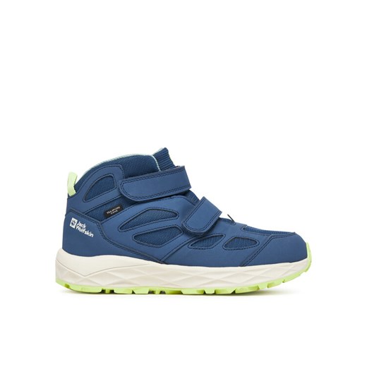 Sneakersy Jack Wolfskin Woodland 2 Texapore Mid Vc A64865 Niebieski ze sklepu eobuwie.pl w kategorii Buty sportowe dziecięce - zdjęcie 185430434