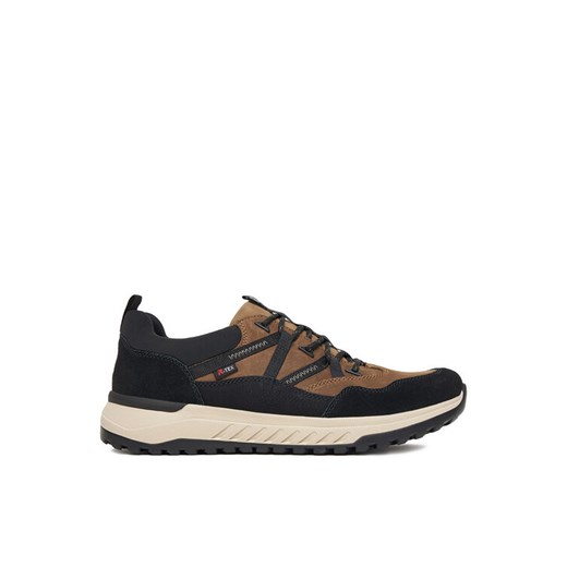 Sneakersy Rieker U0104-20 Brązowy ze sklepu eobuwie.pl w kategorii Buty sportowe męskie - zdjęcie 185430441