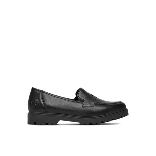 Loafersy Rieker 45560-02 Czarny ze sklepu eobuwie.pl w kategorii Buty sportowe damskie - zdjęcie 185430541
