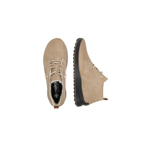 Botki Rieker 51510-60 Beżowy Rieker 37 eobuwie.pl