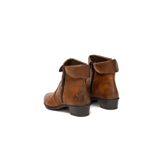 Botki Rieker Y07A8-22 Brązowy Rieker 36 eobuwie.pl