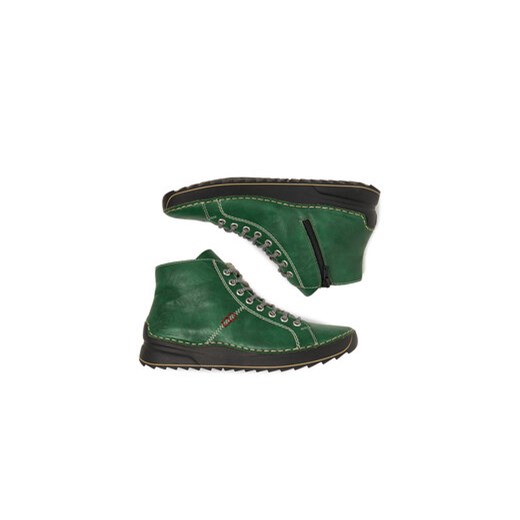 Botki Rieker 71510-52 Zielony Rieker 41 eobuwie.pl