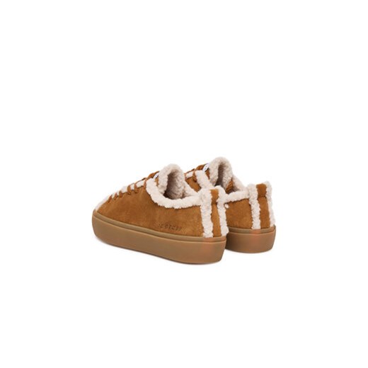 Sneakersy Inuikii Shearling Low 1001.001.0242 Brązowy Inuikii 36 eobuwie.pl
