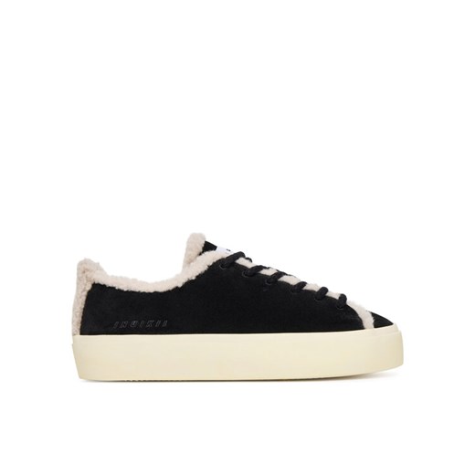 Inuikii Sneakersy Shearling Low 1001.001.0242 Czarny ze sklepu MODIVO w kategorii Buty sportowe damskie - zdjęcie 185431324