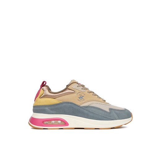 Beverly Hills Polo Club Sneakersy EO-L240061 Beżowy ze sklepu MODIVO w kategorii Buty sportowe damskie - zdjęcie 185431370