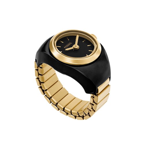 Fossil Zegarek Watch Ring ES5413 Czarny ze sklepu MODIVO w kategorii Zegarki - zdjęcie 185431403