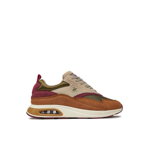 Beverly Hills Polo Club Sneakersy EO-L240061 Beżowy ze sklepu MODIVO w kategorii Buty sportowe damskie - zdjęcie 185431462