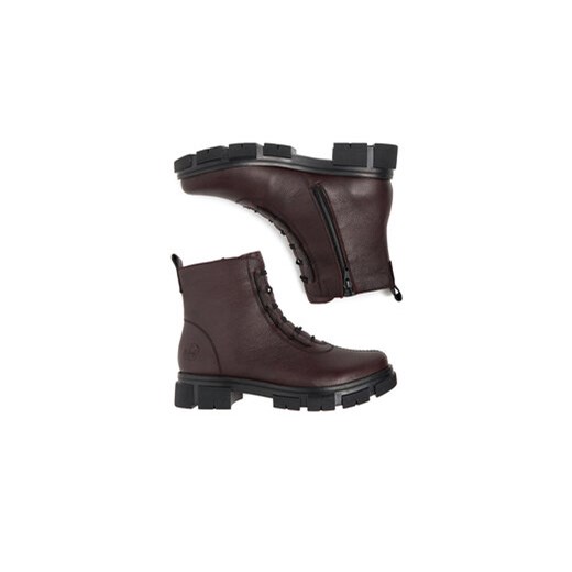 Rieker Botki Y7150-35 Bordowy Rieker 39 MODIVO