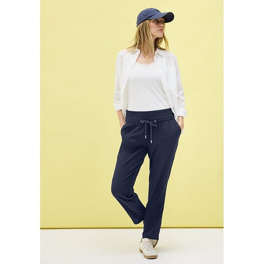 Cecil Spodnie w kolorze granatowym ze sklepu Limango Polska w kategorii Spodnie damskie - zdjęcie 185432714