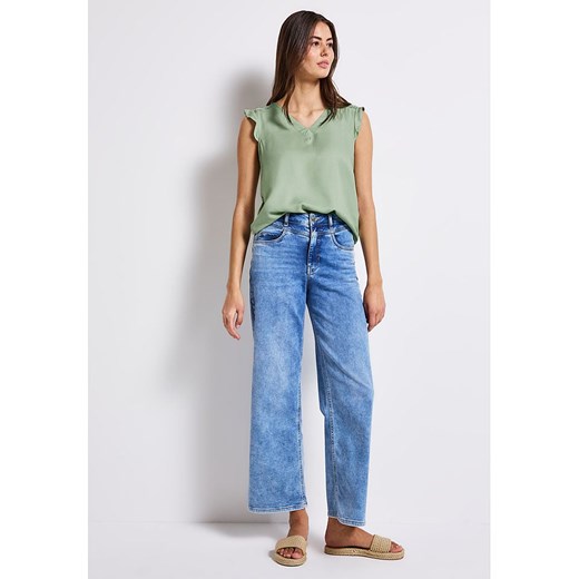 Street One Koszulka w kolorze jasnozielonym Street One 40 promocja Limango Polska