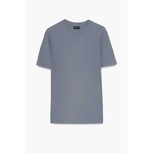 T SHIRT MORAND NIEBIESKI Z BAWEŁNY ze sklepu Recman w kategorii T-shirty męskie - zdjęcie 185432932