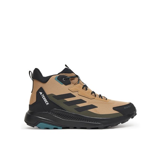 Trekkingi adidas Terrex Anylander Mid Rain.Rdy JQ9963 Brązowy ze sklepu eobuwie.pl w kategorii Buty trekkingowe męskie - zdjęcie 185434361